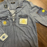 Pyramid Eye Illuminati Protective EYE SOULE PATCH denim pocket patch 4 X 4 Appliques & Patches