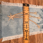 STAR BURST Denim PATCH Explosion Decals Handmade Pin celestial Embroidered Frayed fringed Denim Large iron on Gold Stars Patch Iron Ons Appliques & Patches